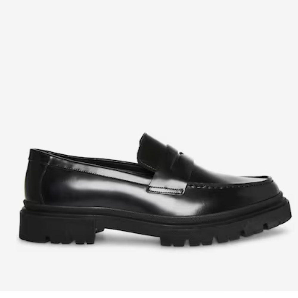Steve Madden Black Loafers